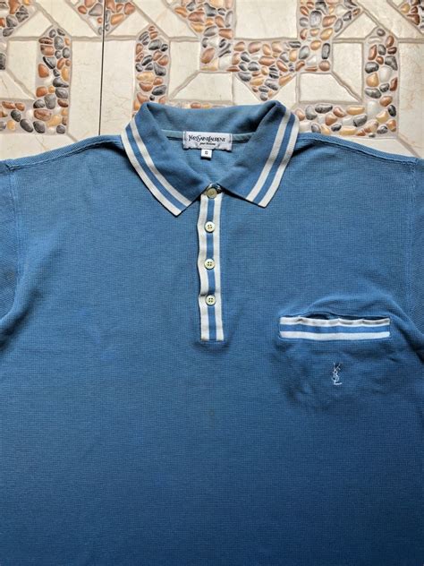 vintage ysl polo shirt|yves saint laurent polo shirts.